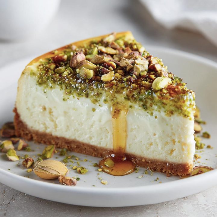 No Bake Pistachio Cheesecake