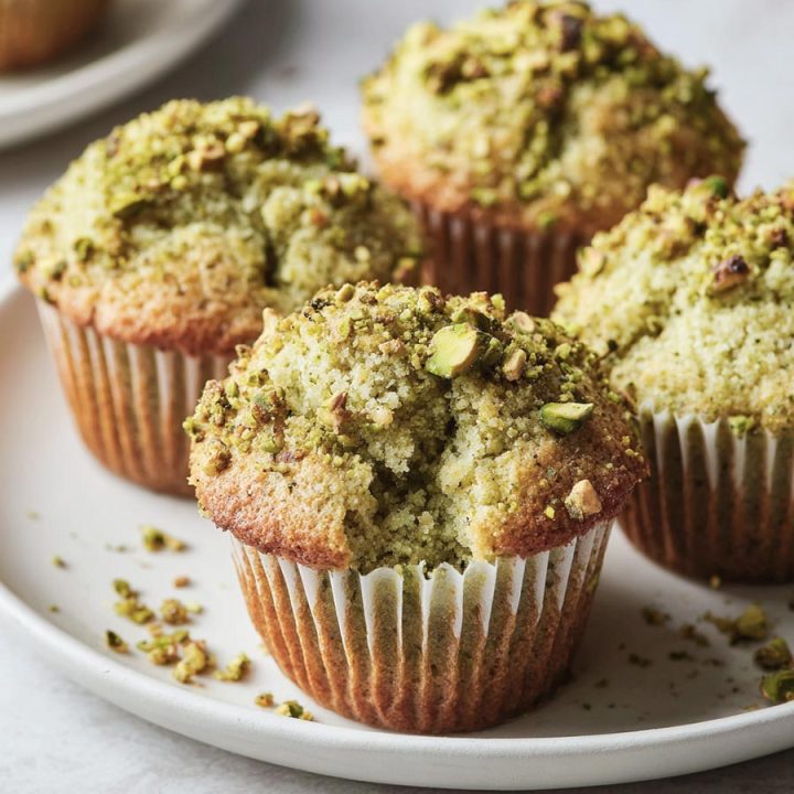 Pistachio Matcha Muffins